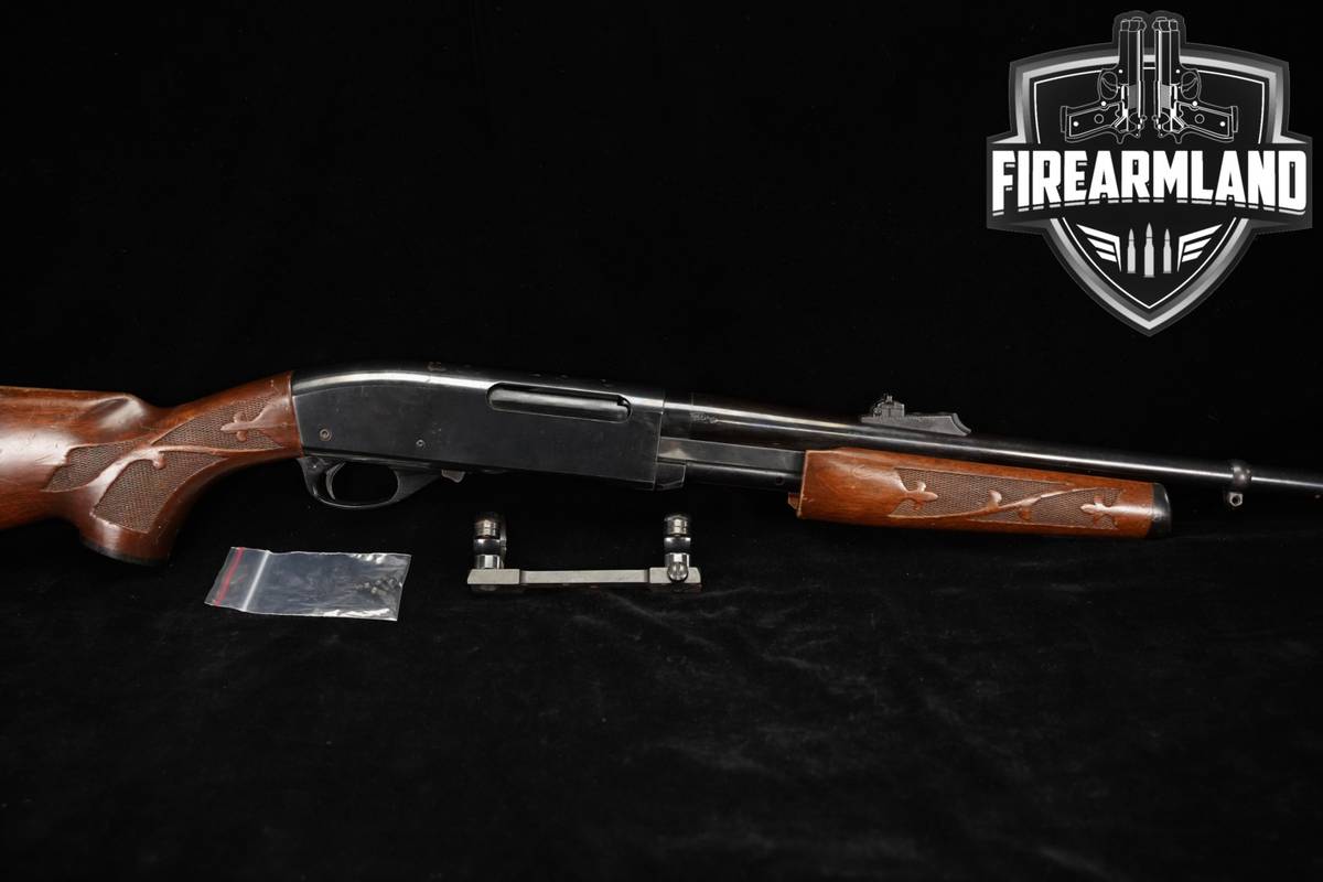 Remington Model 7600 30-06 22" Blued & Walnut M7600 +SCOPE RINGS