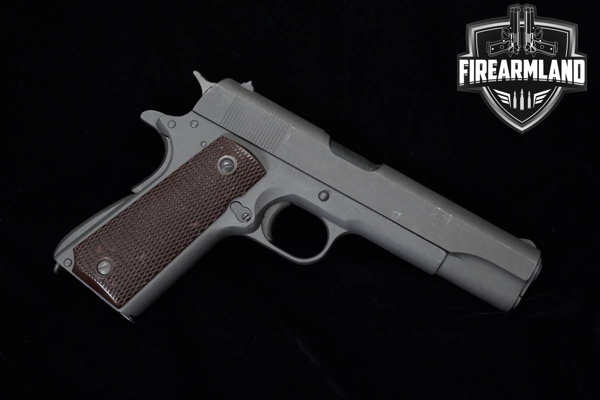 1943 Colt M1911-A1 45 ACP 1911 5" Parkerized Colt 1911 +ORIG CASE