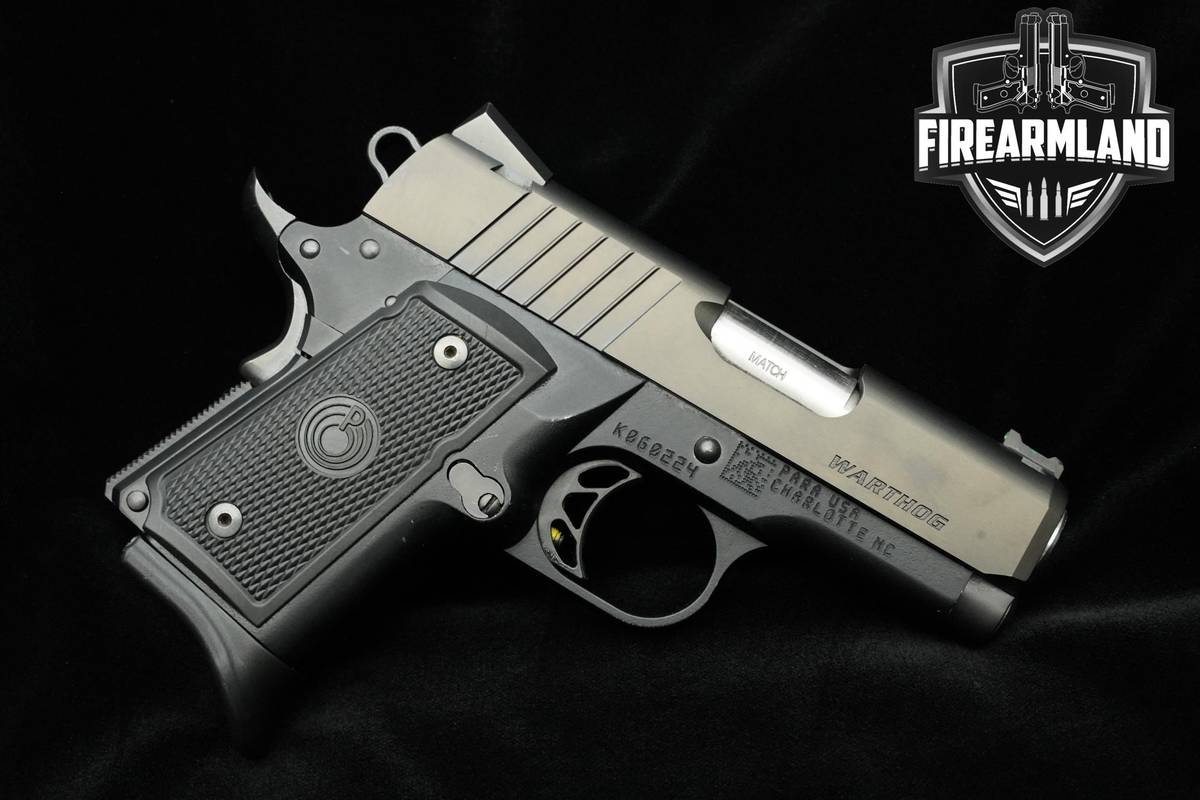 Para Ordnance 1911 Warthog 45 ACP 3" 1911 Warthog MATCH +2 MAGS & ORIG CASE