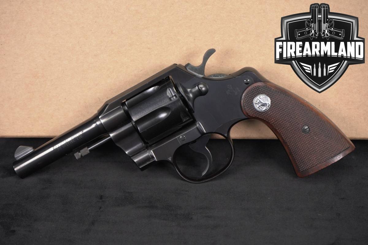 1955 Colt Official Police 38 Special 4" Blued DA/SA +BOX