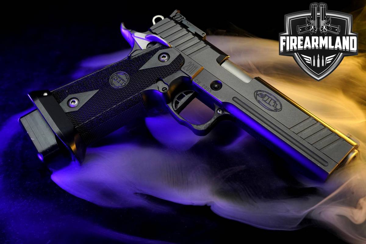 COMPETITION! STI 2011 Custom Shop 40-S&W 5" Blued-1911 +2 MAGS