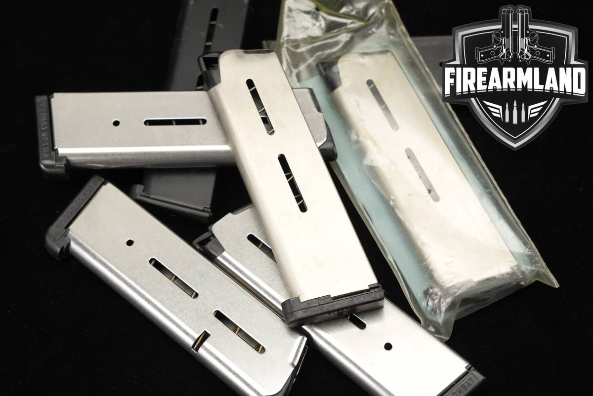 Wilson Combat (WC) SEVEN (7) 1911 8-Round Magazines .45 ACP Mags