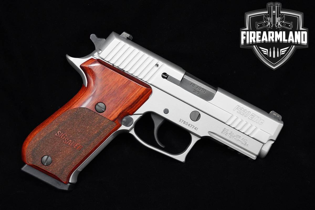 LIKE-NEW Sig Sauer P220 Carry Elite 45 ACP Stainless Steel P220 P-220 DA/SA