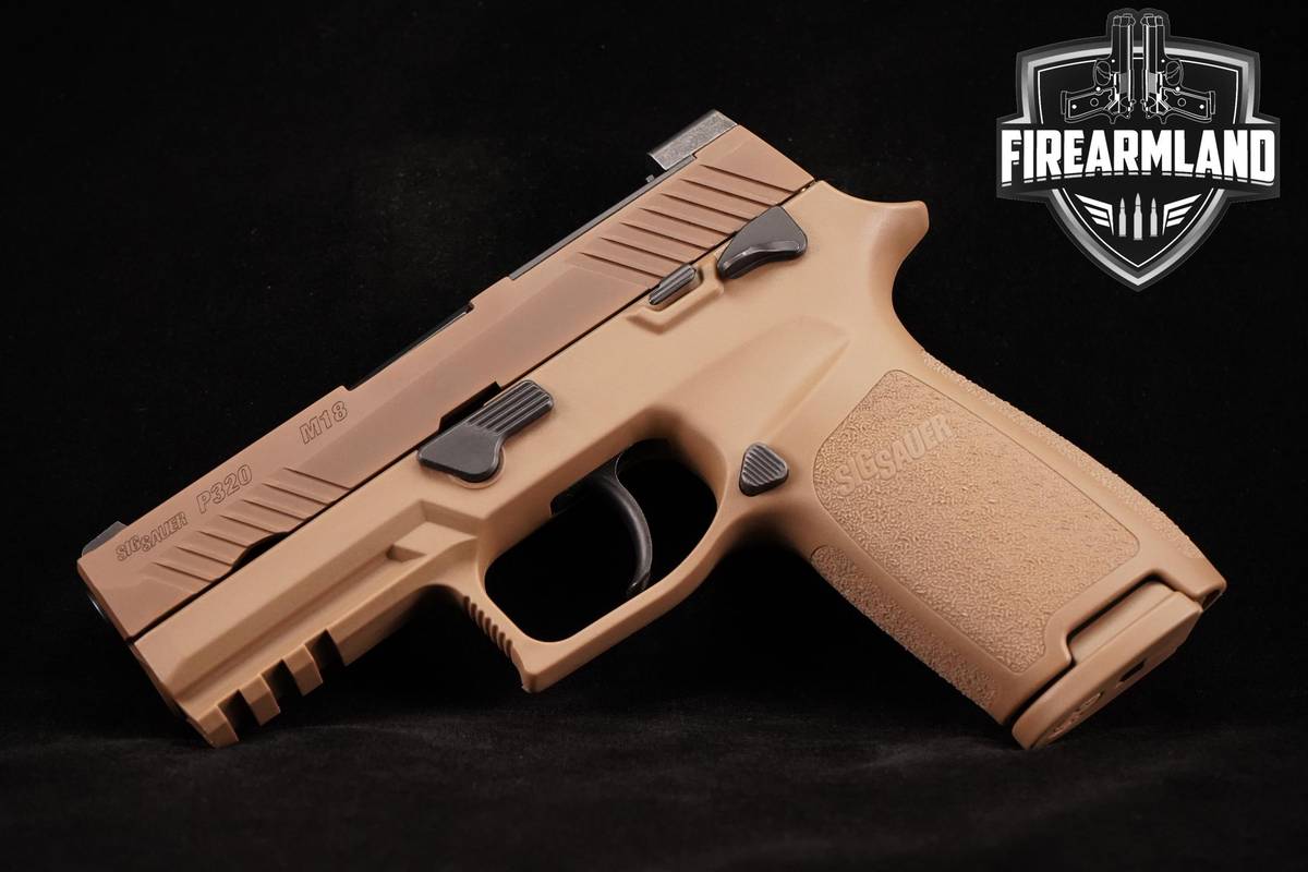Sig Sauer P320 M18 9mm 3.9" Coyote P 320 M 18 +2 MAGS & ORIG CASE