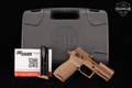 2023 Sig Sauer P320 M18 9mm Luger Coyote Tan PVD in Very Good Condition Image 2