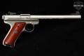 AWC Systems Technology Ruger Mark II Target MK-2 integrally suppressed .22 LR Brushed Stainless in Very Good Condition Image 3