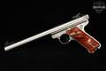 AWC Systems Technology Ruger Mark II Target MK-2 integrally suppressed .22 LR Brushed Stainless in Very Good Condition Image 4
