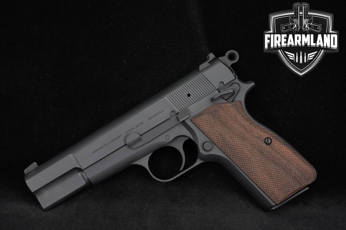 Springfield Armory SA-35 9mm 4.7" Hi-Power SA35 Pistol +2 MAGS & ORIG CASE