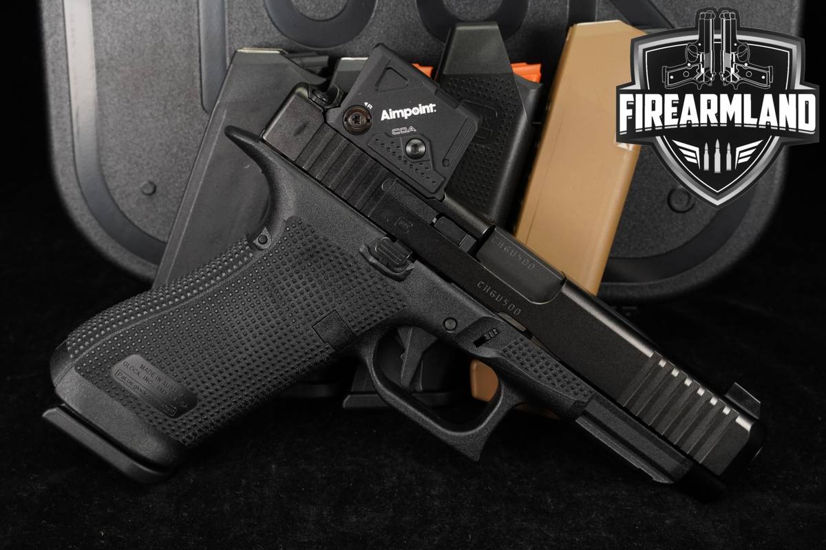 Glock 17 Gen6 ORS G17 Gen 6 9mm 4.49 +5 MAGS, ORIG CASE, AIMPOINT OPTICS
