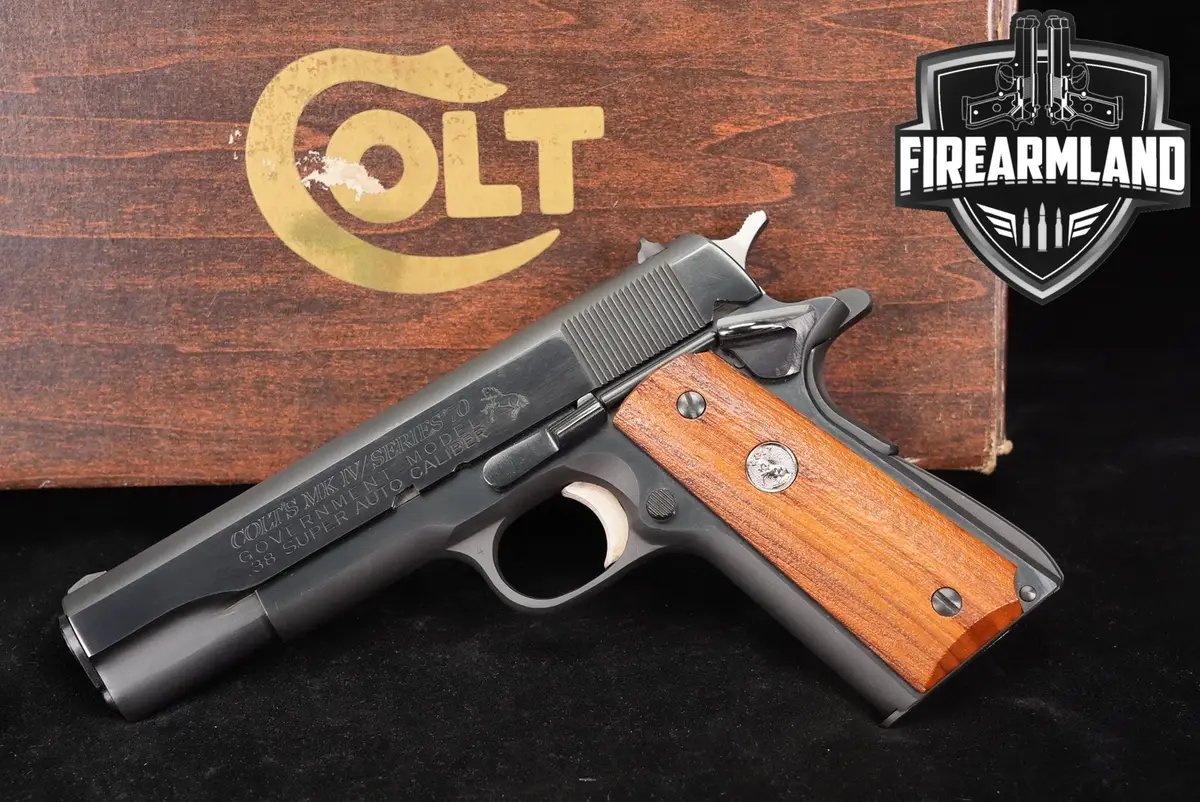 1975 Colt Government Model MK IV Series 70 38 Super 1911 Mark 4 +ORIG BOX