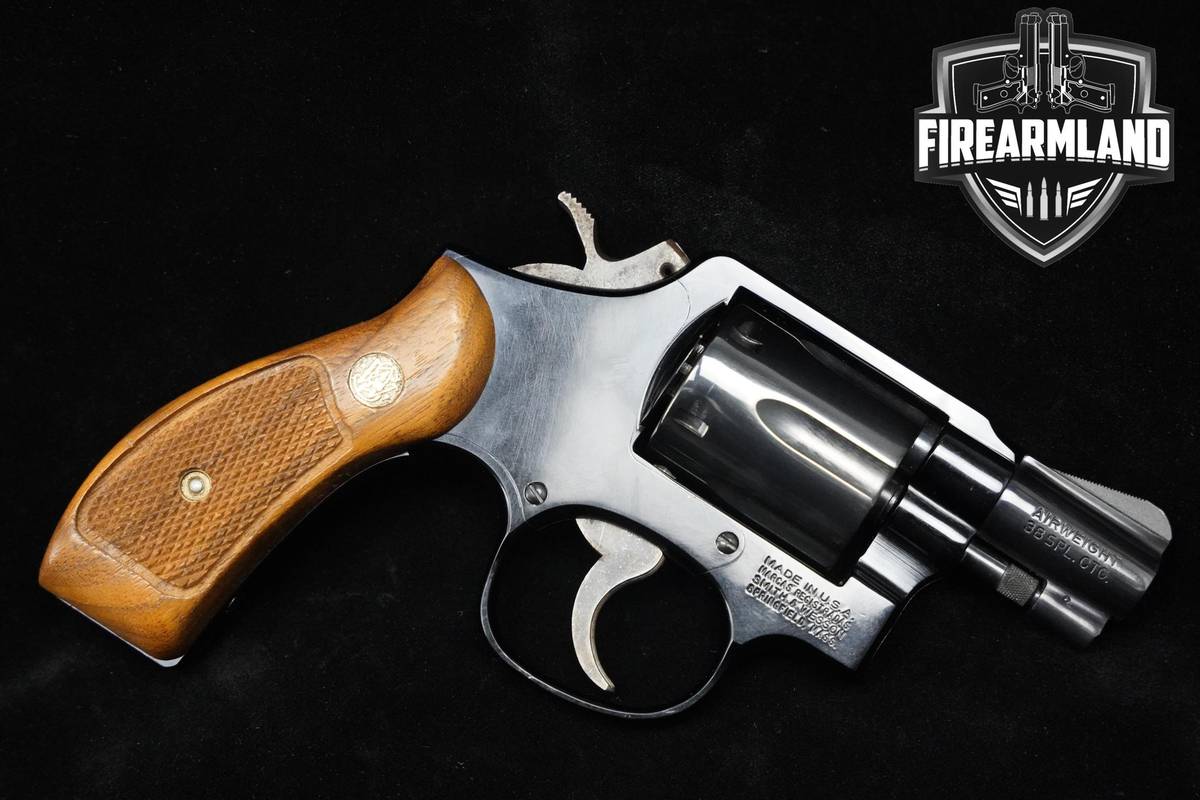 RARE! 1984 Smith & Wesson Model 12-3 Airweight 38 Special 2" S&W 12-3 DA/SA