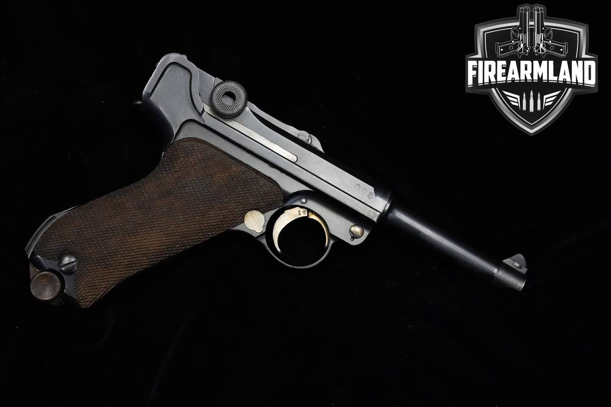 1920 Erfurt P08 Luger 9mm 3.9" Blued P08 Luger P.08 P-08 WW1 WW2 +HOLSTER