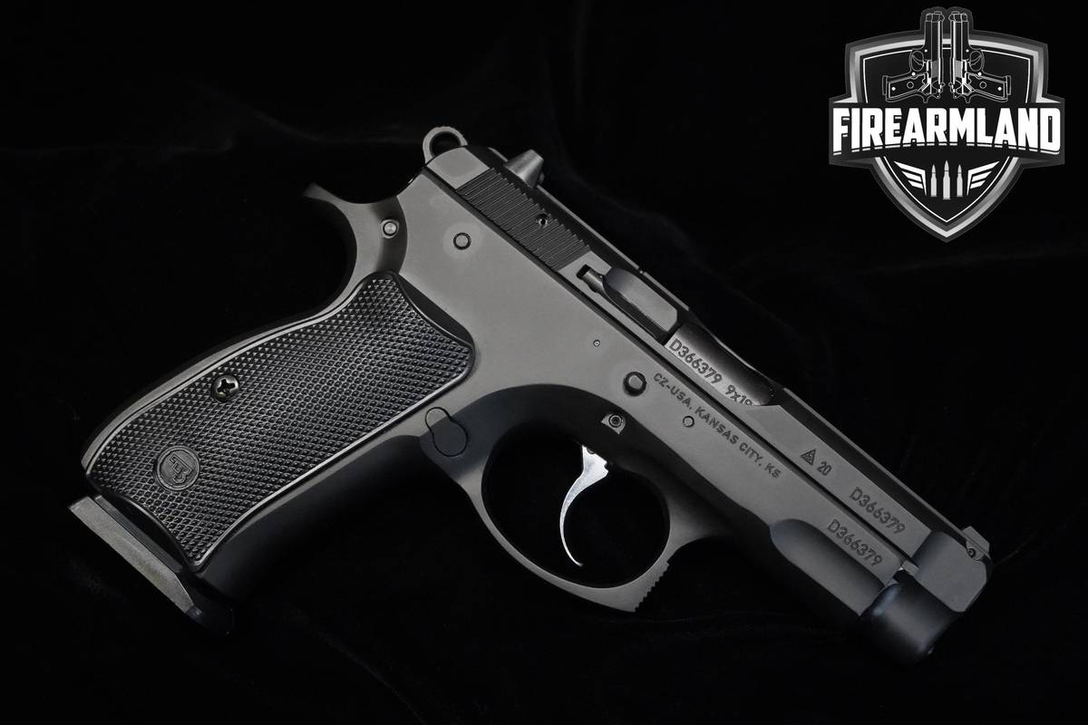 CZ 75 Compact 9mm 3.75" Black Polycoat CZ75 Compact +2 MAGS & ORIG CASE