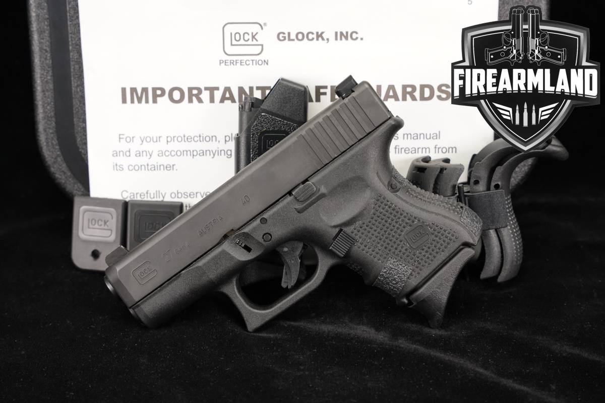 Glock 27 Gen4 G27 Gen 4 40 S&W 3.43 +2 MAGS, ORIG CASE