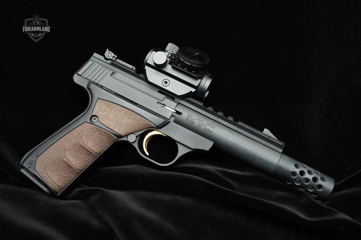 Browning Buckmark 22LR Browning 22LR Buckmark Target Semi Pistol 22 + Optic