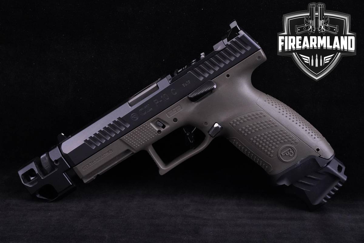 UPGRADED! CZ P-10 C Optics-Ready ODG 9mm 4.5" P10C +5 MAGS & OG BOX