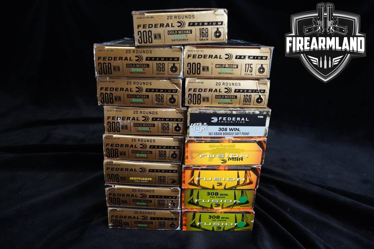 Assorted NIB 308 Win Ammo 308-Win 7.62x51-NATO 300 ROUNDS
