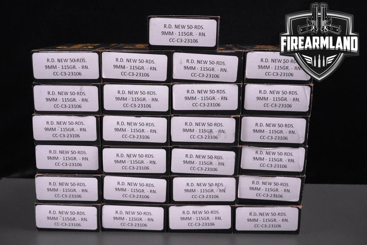 1250 RDS! 9mm Ammo 9-mm