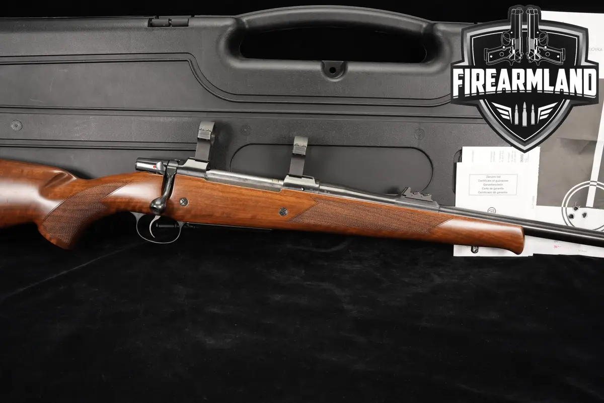 CZ 550 Safari Magnum 375H&HMagnum Mauser 25" Blued & Walnut CZ550 +CASE