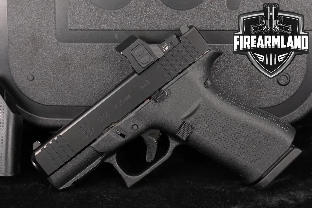 Glock G43X MOS 9mm Luger Black in Excellent Condition