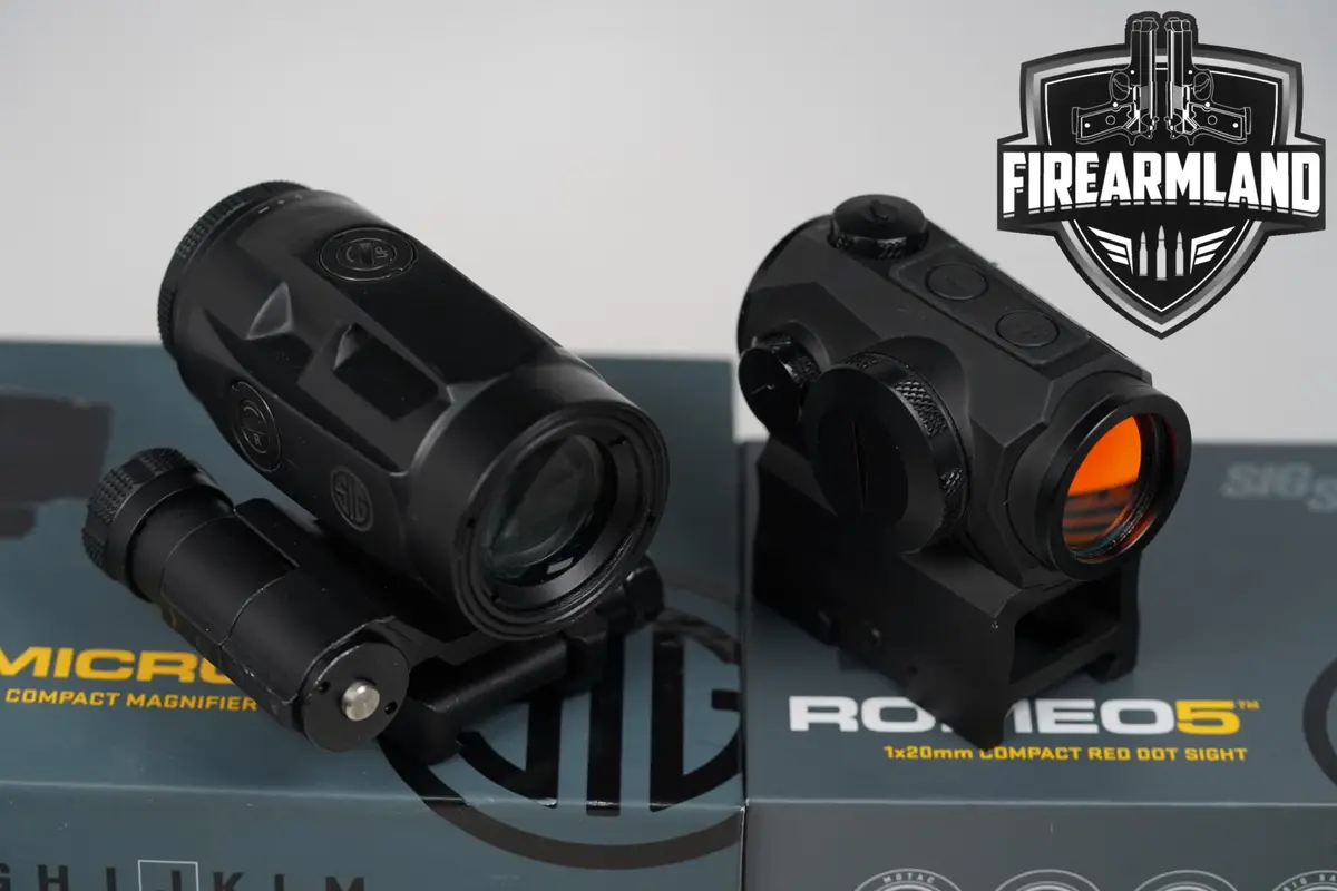 Sig Sauer Romeo5 1x20mm & Juliet3 Micro 3X Magnifier Combo Romeo 5 Juliet 3