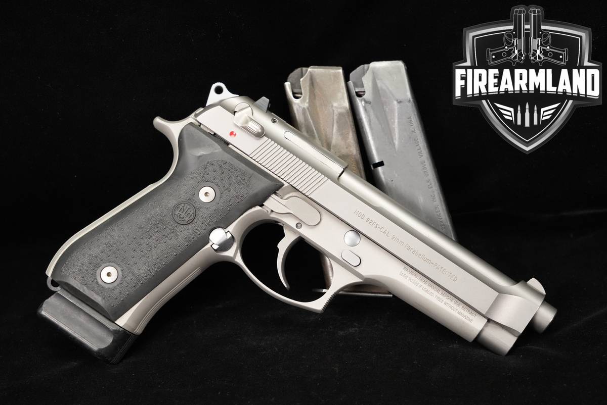 Beretta 92FS Inox GHOST 9mm 4.9 92 FS +3 MAGS