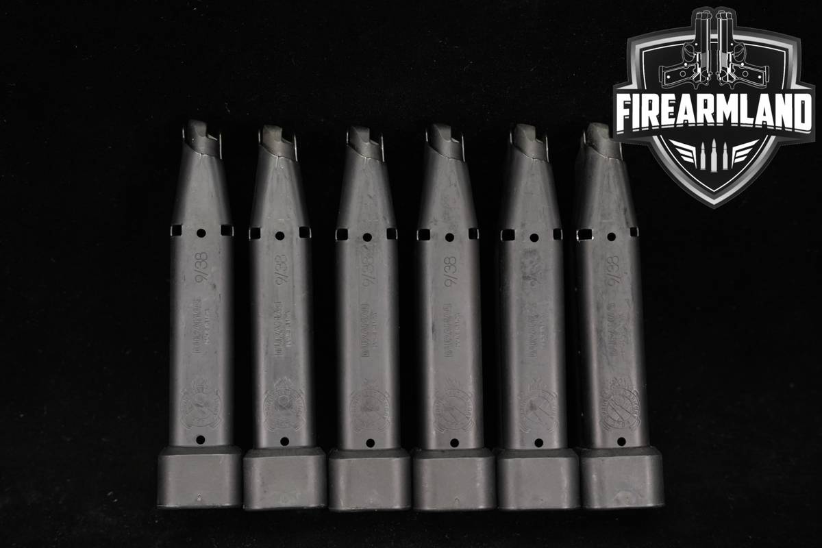 SIX (6) Springfield Armory Prodigy DS 1911 20 Rd Magazines 9mm Luger Mags