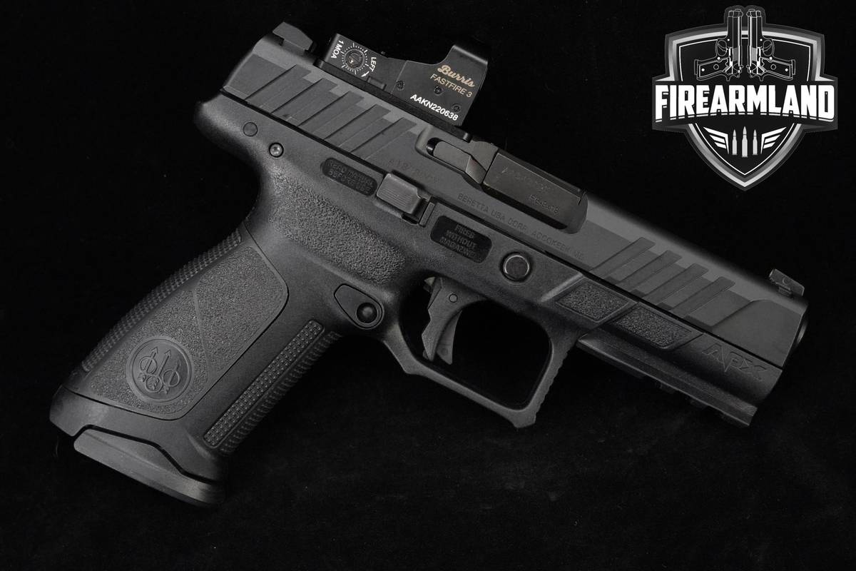 Beretta APX A1 FS 9mm 4.4" Beretta APXA1 +2 MAGS, ORIG CASE & OPTIC