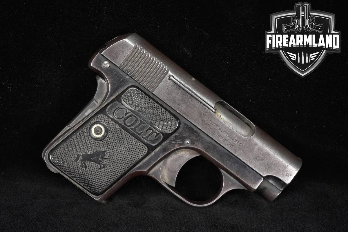 1915 Colt Model 1908 Vest Pocket Hammerless N 25 ACP 6.35mm 2" Unknown
