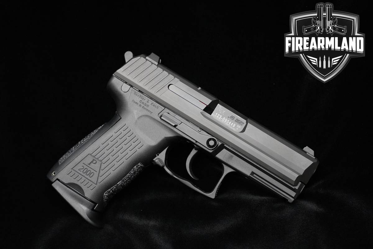 Heckler & Koch (H&K-HK) P2000 V3 40 S&W 3.66" P2000 H&K-HK +2 MAGS
