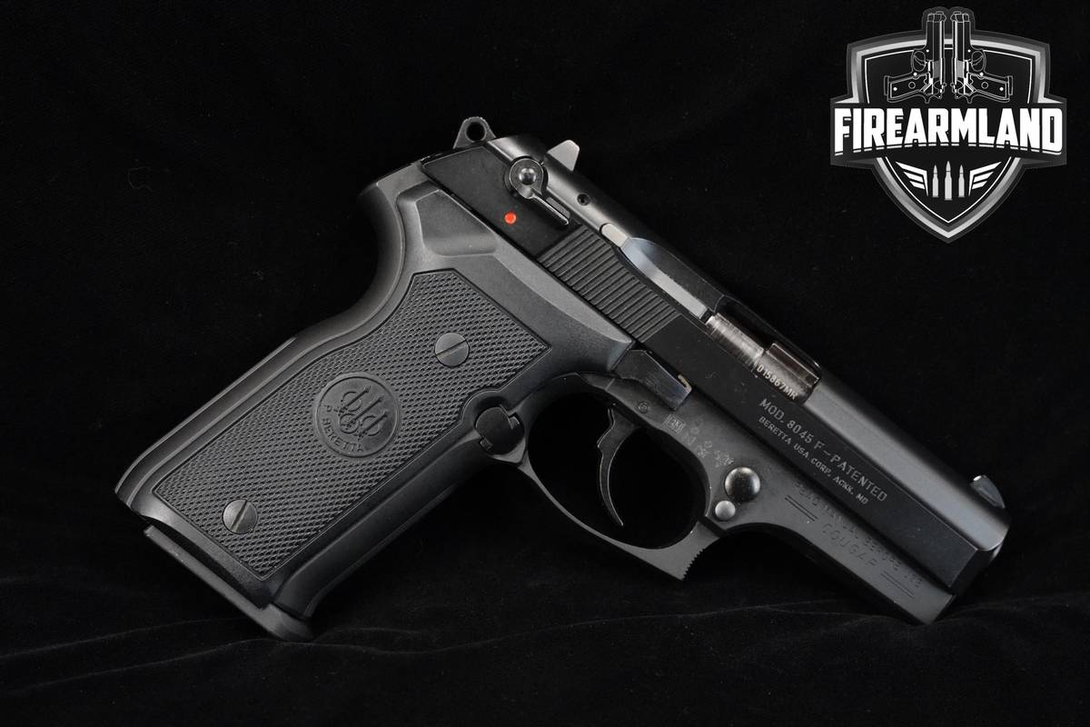 Beretta Cougar Model 8045 45 ACP 3.7" Beretta-8045F +2 MAGS & ORIG CASE