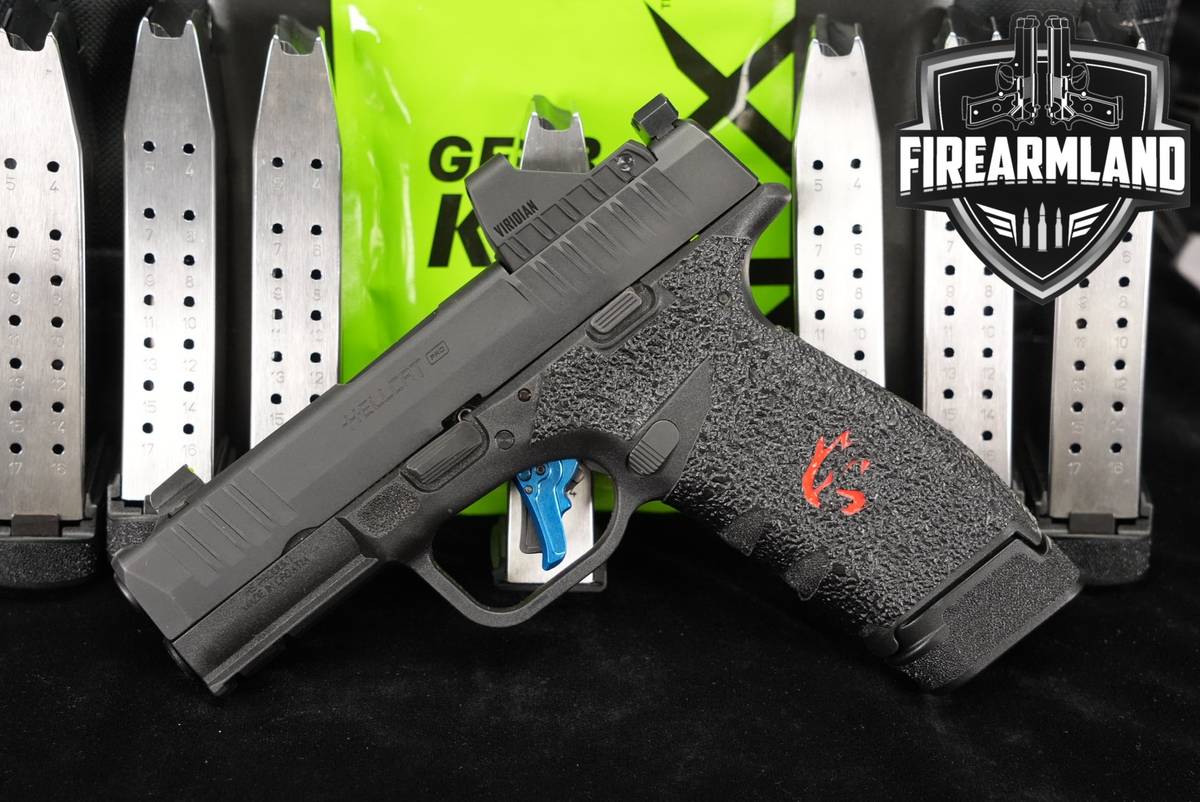 Springfield Armory Hellcat Pro COMP OSP Gear Pac +8 MAGS, VIRIDIAN OPTICS