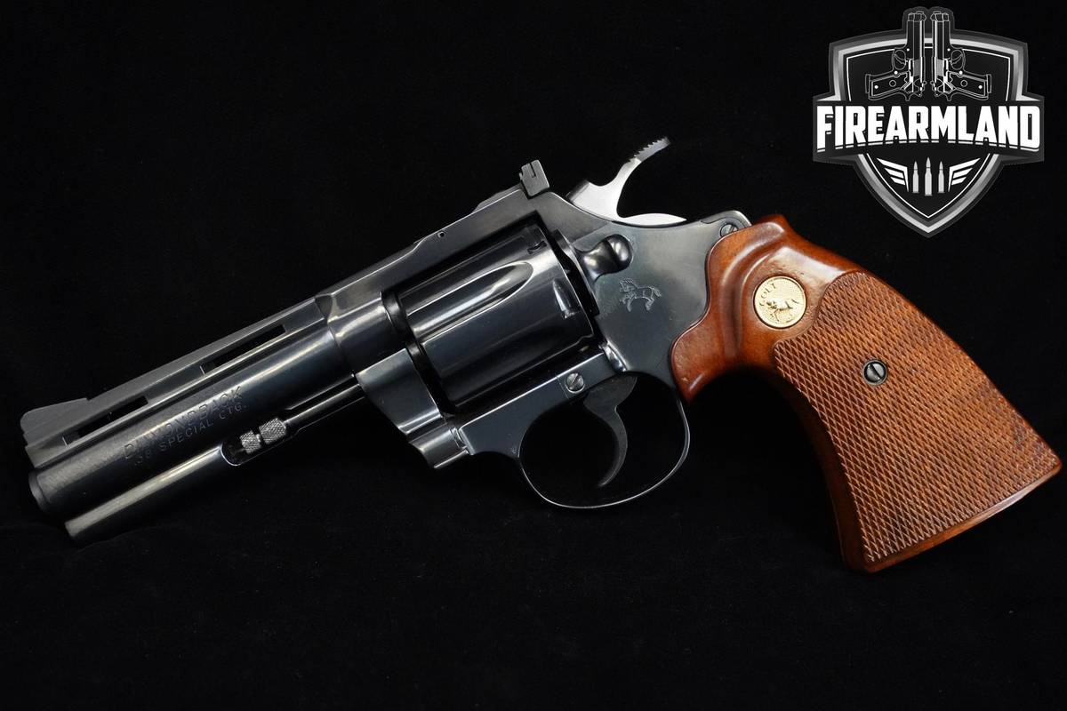 MINTY LOOK! 1978 Colt Diamondback 38 Special 4" Blued Colt VENT RIB DA/SA
