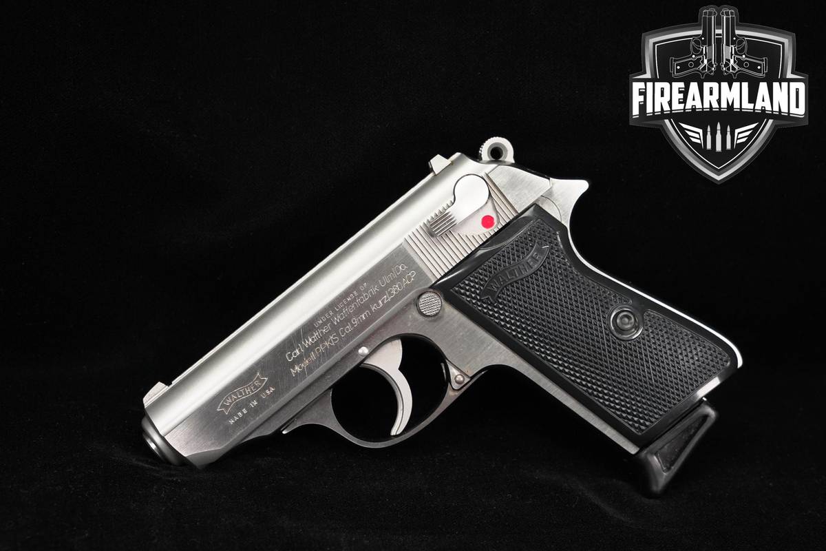 1999 Walther PPK/S 380 ACP 3.25" Stainless + 3 MAGS /ORIG CASE