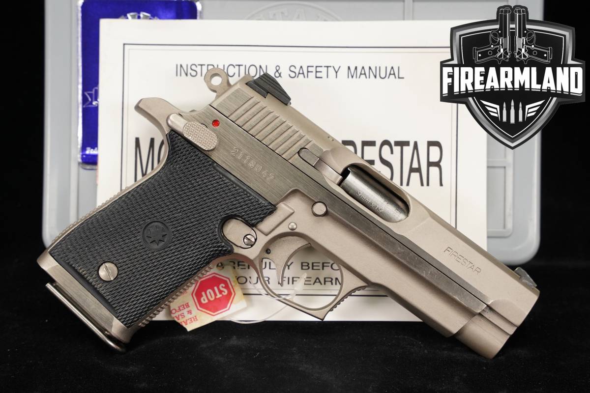 Star Firestar M-43 9mm 3.39" Silver Fire M43 SPAIN +ORIG CASE