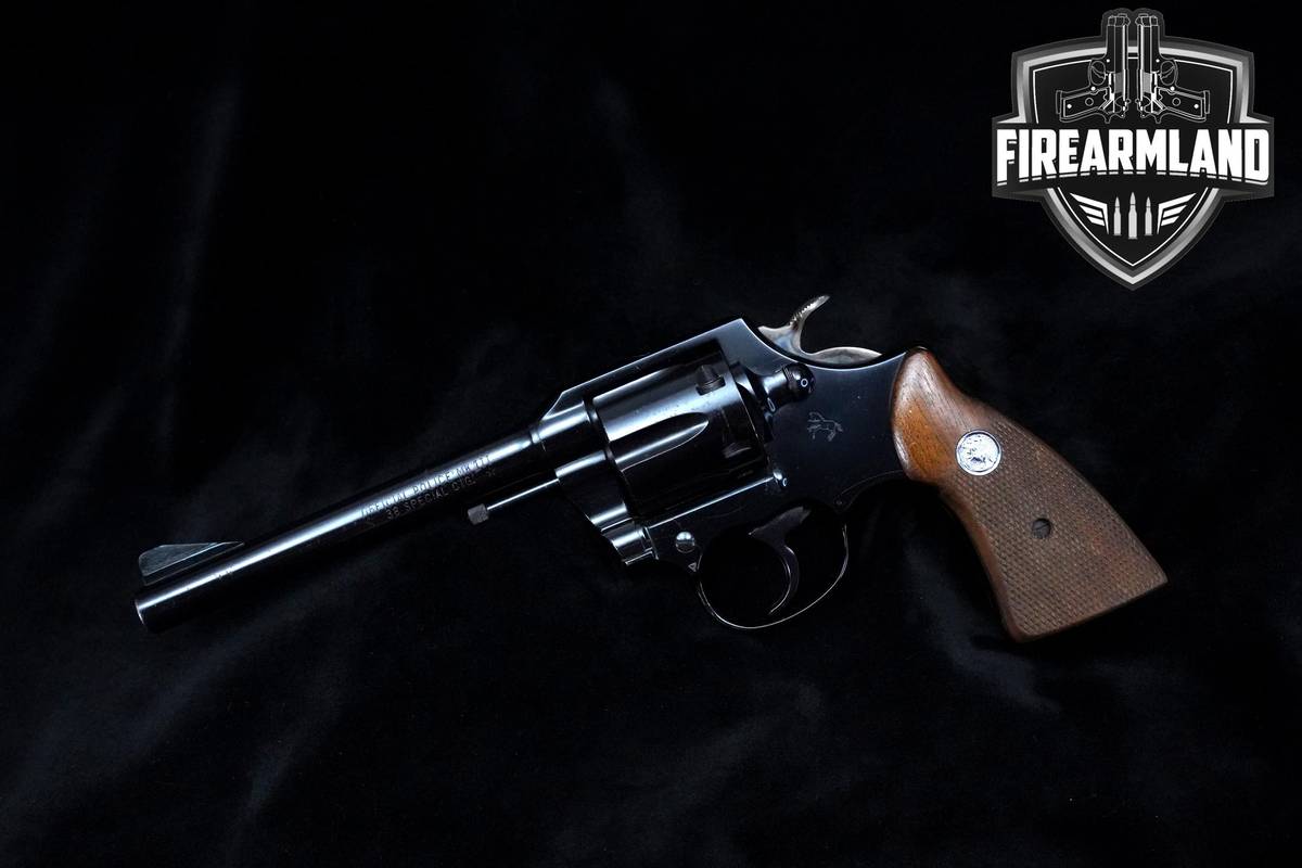 1970 Colt Official Police Mk III 38 Special 6" Blued Colt Mark-3 +ORIG BOX