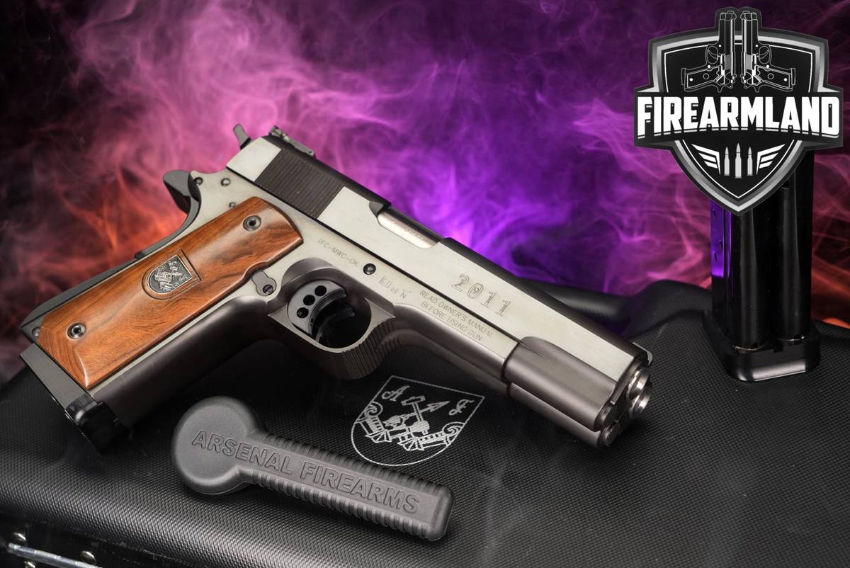 RARE Arsenal Firearms AF2011-A1 9mm 1911 AF-2011 ITALY +2 MAGS & ORIG CASE
