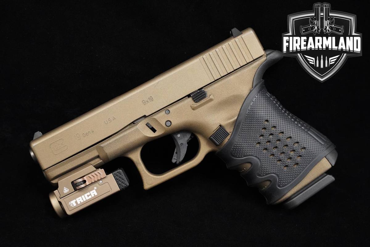 Glock G19 Gen4 9mm Burnt Bronze Glock G-19 Gen-4 G19-Gen4 +LIGHT & 2 MAGS