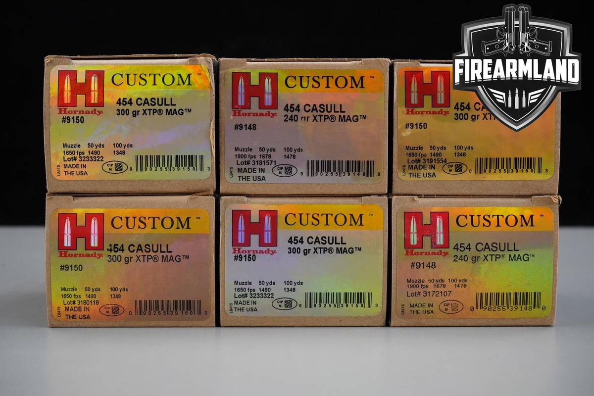 120 RDS! 454 Casull Ammo