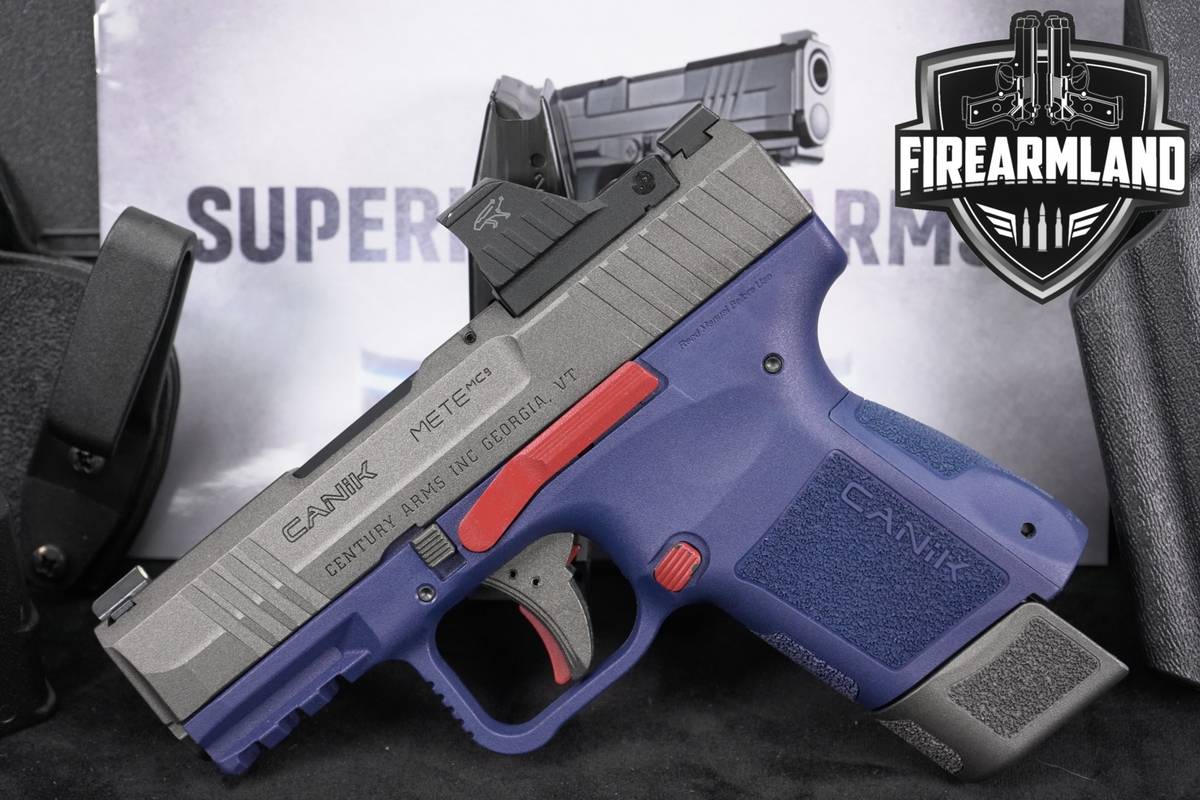 Canik METE MC9 GOA Limited Edition MC 9 +2 MAGS, OG CASE, HOLSTER & OPTIC