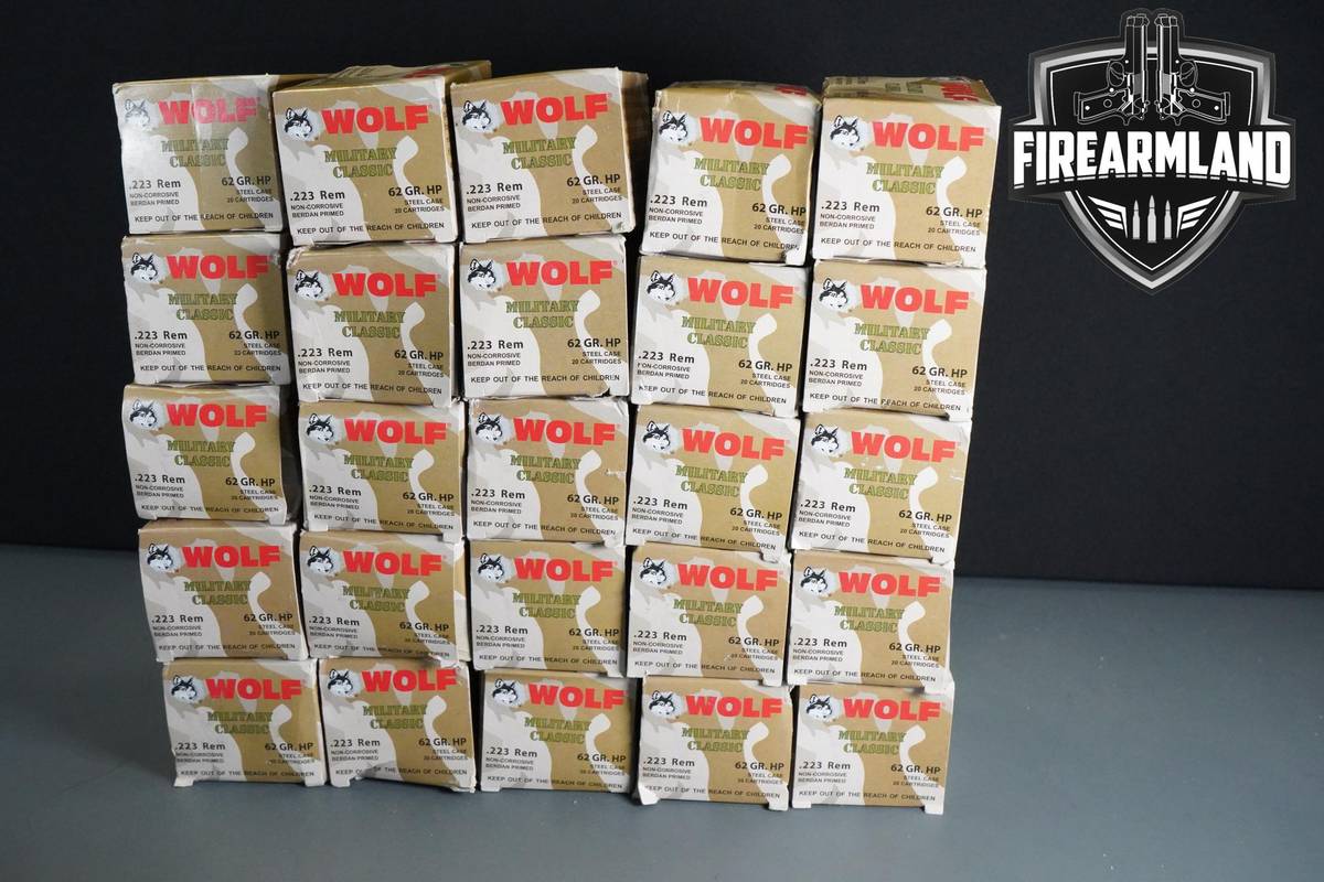 223 Rem Ammo 223-Rem Ammunition 500 ROUNDS