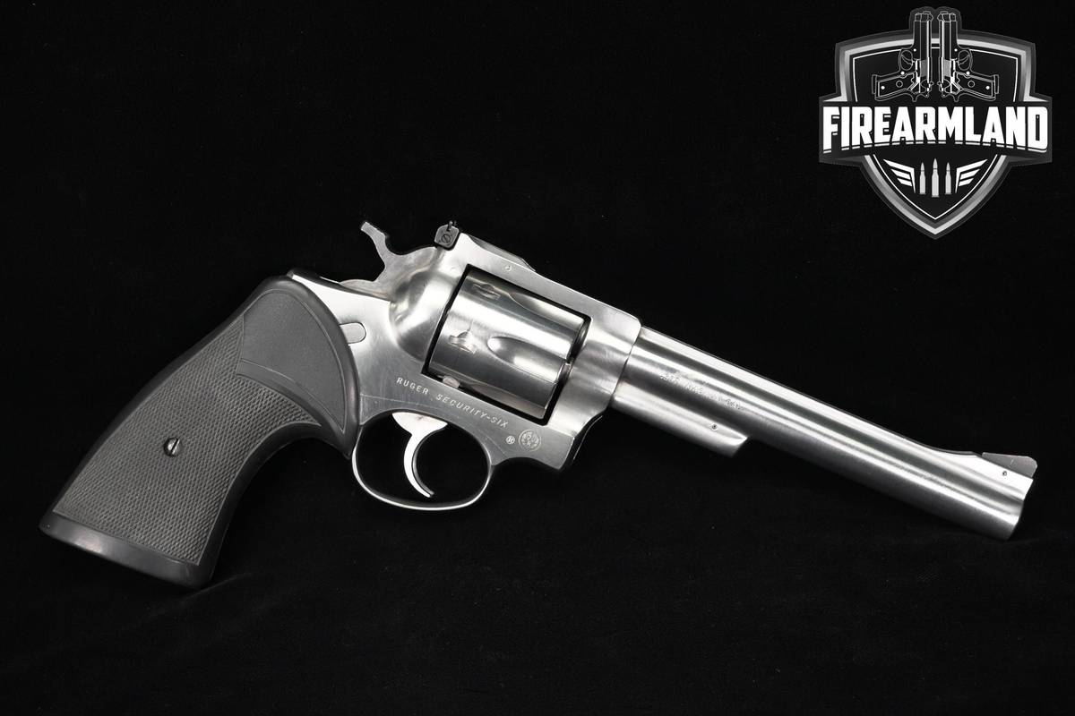1977 Ruger Security-Six 357 Magnum 6" Satin Stainless DA/SA