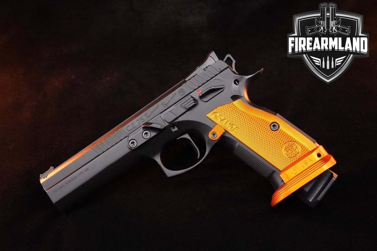 CAJUNIZED! CZ 75 TACTICAL SPORT Orange 40 S&W 5.23" +9 MAGS & ORIG CASE