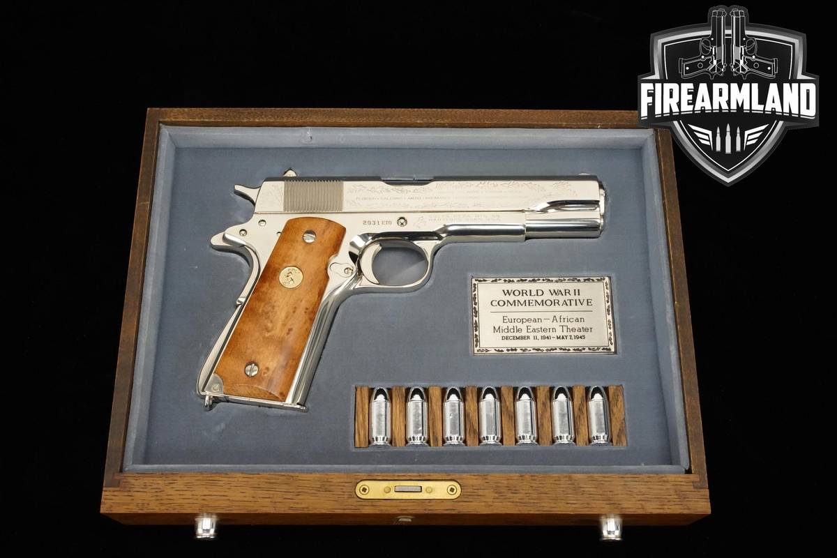 Colt M1911A1 WWII Commemorative European Theater of Operations 45-ACP Colt