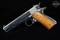 1970 Colt M1911A1 WWII Commemorative European Theater of Operations .45 ACP Nickel in Like-New Condition Image 2