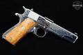 1970 Colt M1911A1 WWII Commemorative European Theater of Operations .45 ACP Nickel in Like-New Condition Image 3