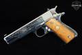 1970 Colt M1911A1 WWII Commemorative European Theater of Operations .45 ACP Nickel in Like-New Condition Image 4
