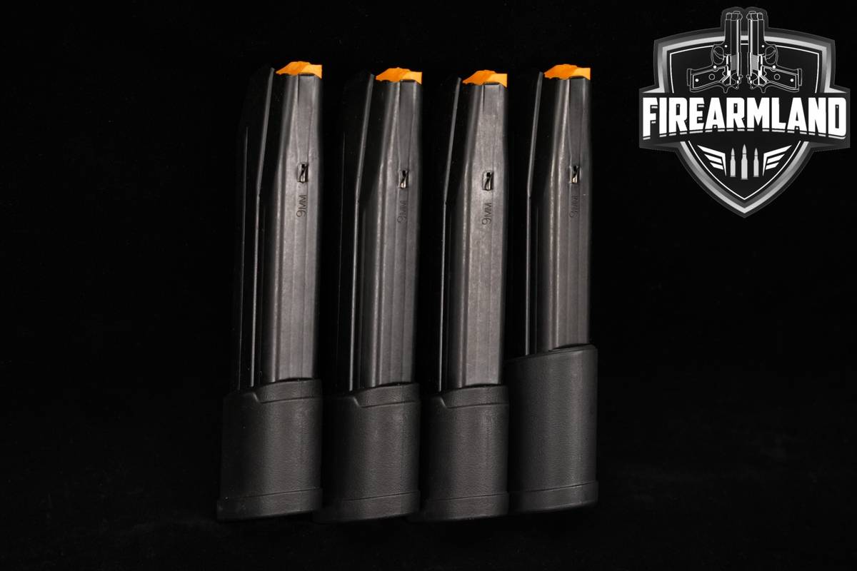 FOUR (4) FN 509 24-Round Extended Magazines 9mm Luger FN509 Mags