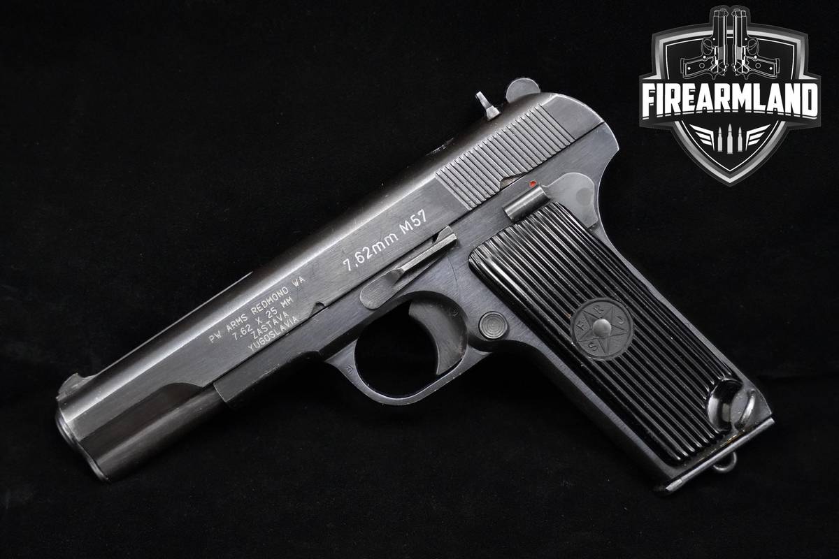 Zastava Arms M57 7.62x25 4.5" Blued Zastava M57 M-57 TT TT-33 Tokarev