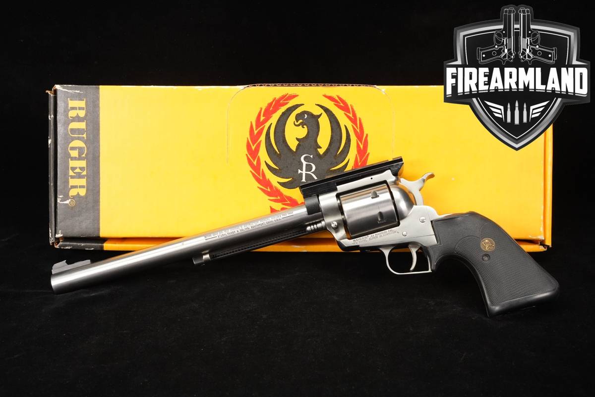 1992 Ruger New Model Super Blackhawk 44 Rem Mag 10.5" Satin Stainless +BOX